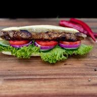 Kalbfleischspieß-Baguette bei Maroc Grill Hürth