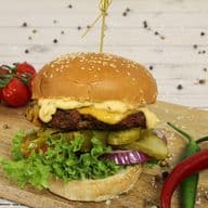 Chili-Cheese Burger bei Maroc Grill Hürth