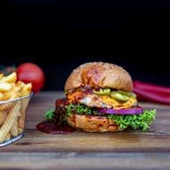 Chilli Chicken Burger bei Maroc Grill Hürth